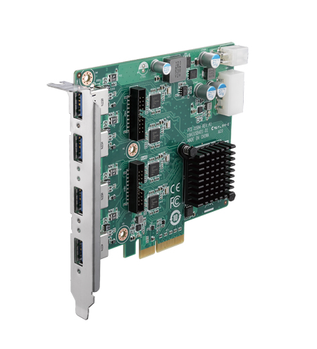 PCIe 4/8-Port USB 3.0
Expansion Card (PCIe x4)
